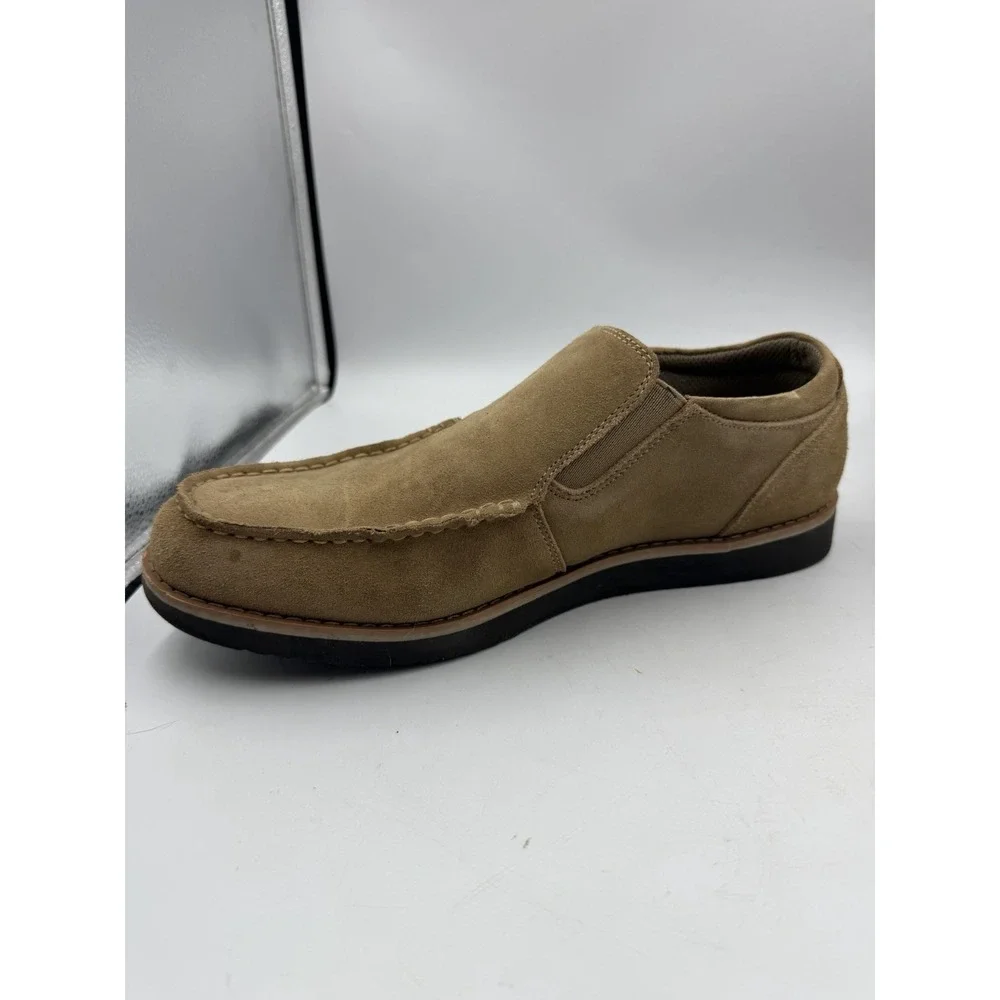 Lands' End Penny Loafers Shoes Mens Size 9 US Suede Leather Dress Slip On